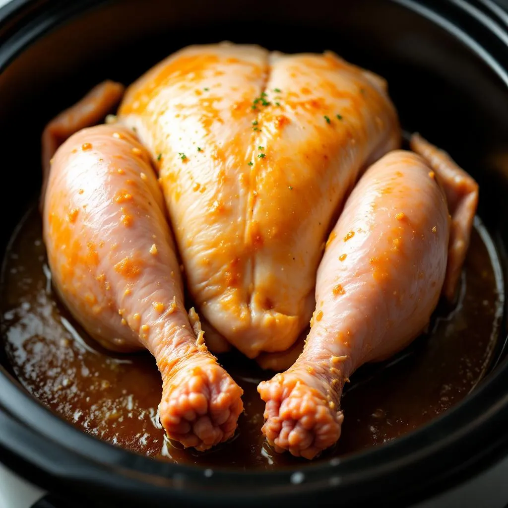  Crockpot Turkey Breast with Garlic Herb Butter extra:crockpot